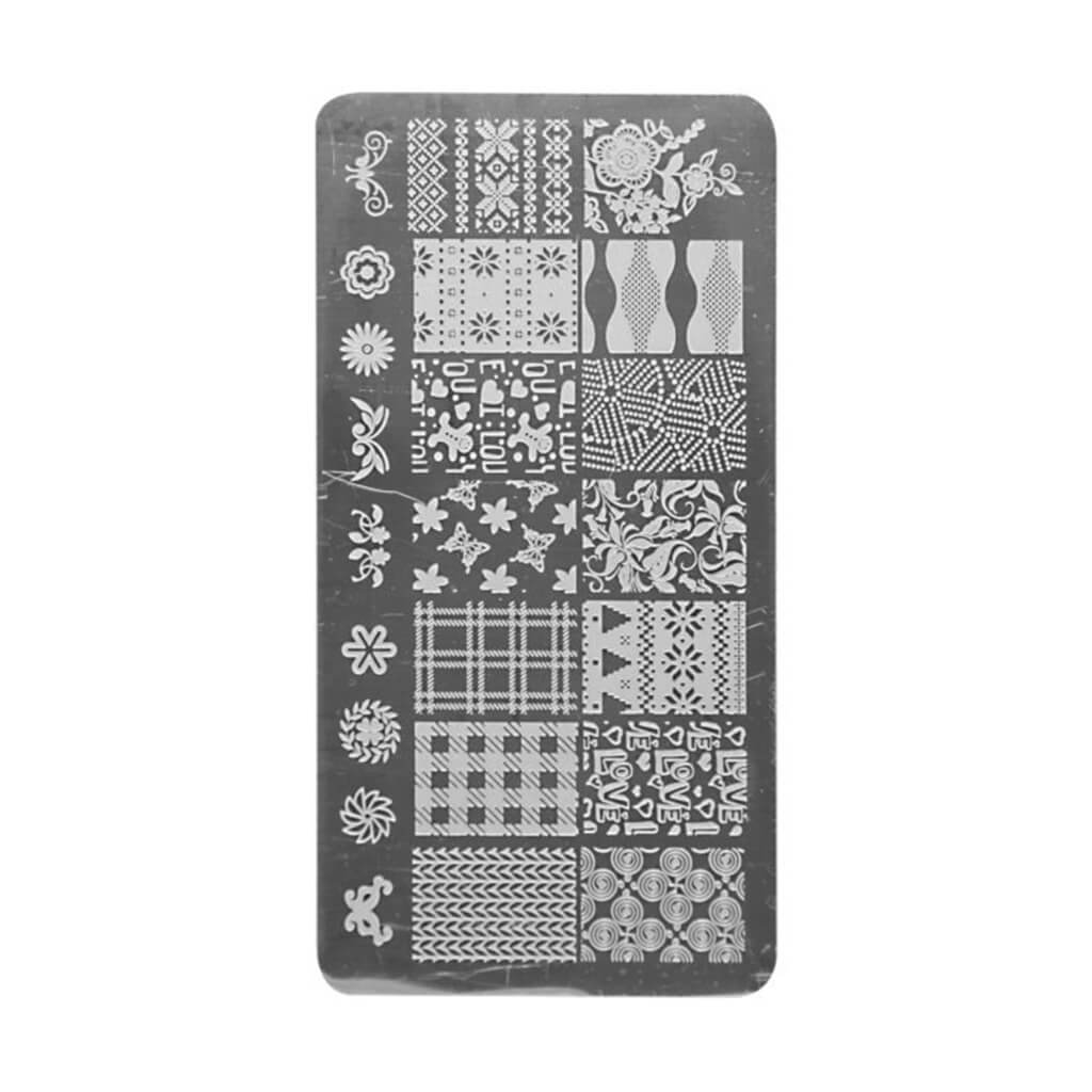 Jessamy Placa De Stamping + Scrapper Nail Art