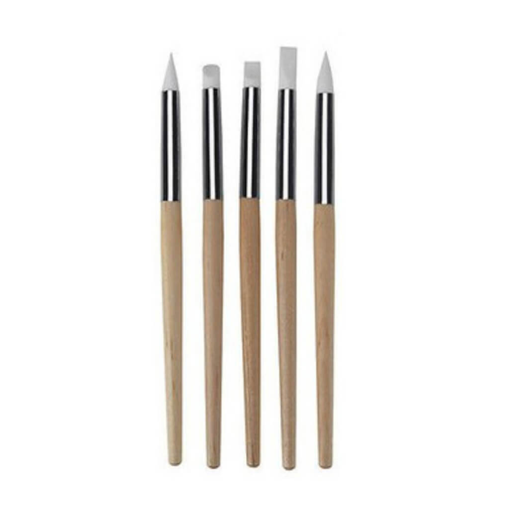 Set De Pinceles P/Uñas De Silicona
