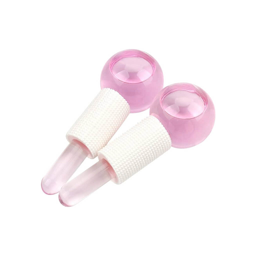 Mini Rodillo Masajeador Vidrio Hielo Facial 2 Un