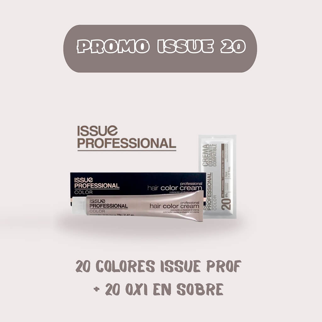Promo Issue Profesional 20 Un + 20 Oxidantes Sobre