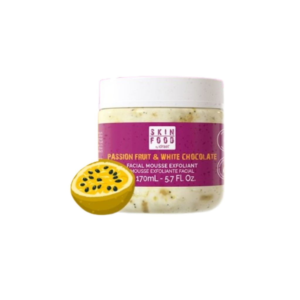 Passion Fruit & White Chocolate - Mousse Exfoliant - Mousse Exfoliante Facial