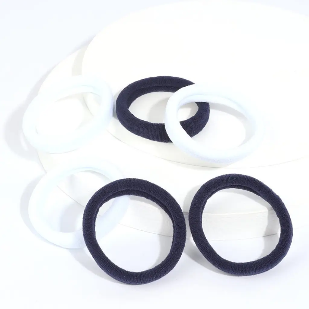 Colitas Medianas Blanca Y Negra